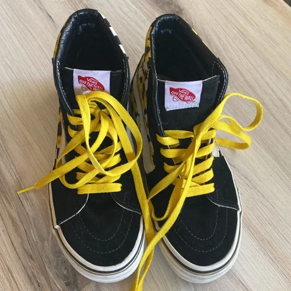 Vans SK-8 Hi Sunflowers, Hi tops, Women’s 5.5, Men’s 4 - Picture 4 of 7